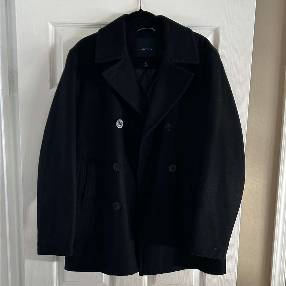 Nautica Mens Pea Coat Size M